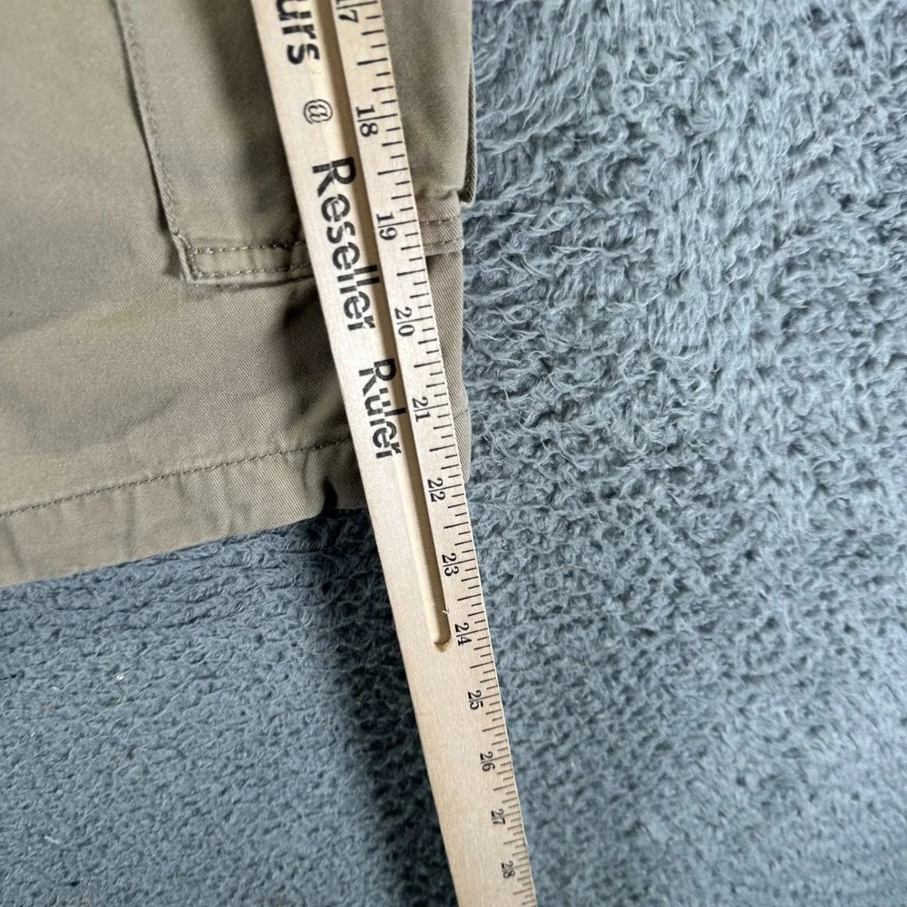 Levi Strauss Shorts Mens 38 Beige Cotton Cargo Utility Workwear Travel Summer